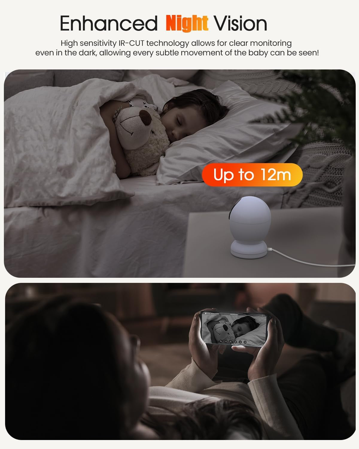 4MP Indoor Security Camera,360°Pet Camera Indoor,Baby Monitor with Phone App,Support 5G/2.4Ghz Wifi,Dog Cameras with Speaker, AI Motion Detection,2-Way Audio for Home/Baby/Cat Camera,No Subscription
