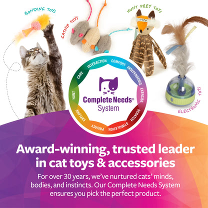 Skitter Critters Value Pack, Soft Plush Catnip Filled Mice Cat Toys, 10 Count