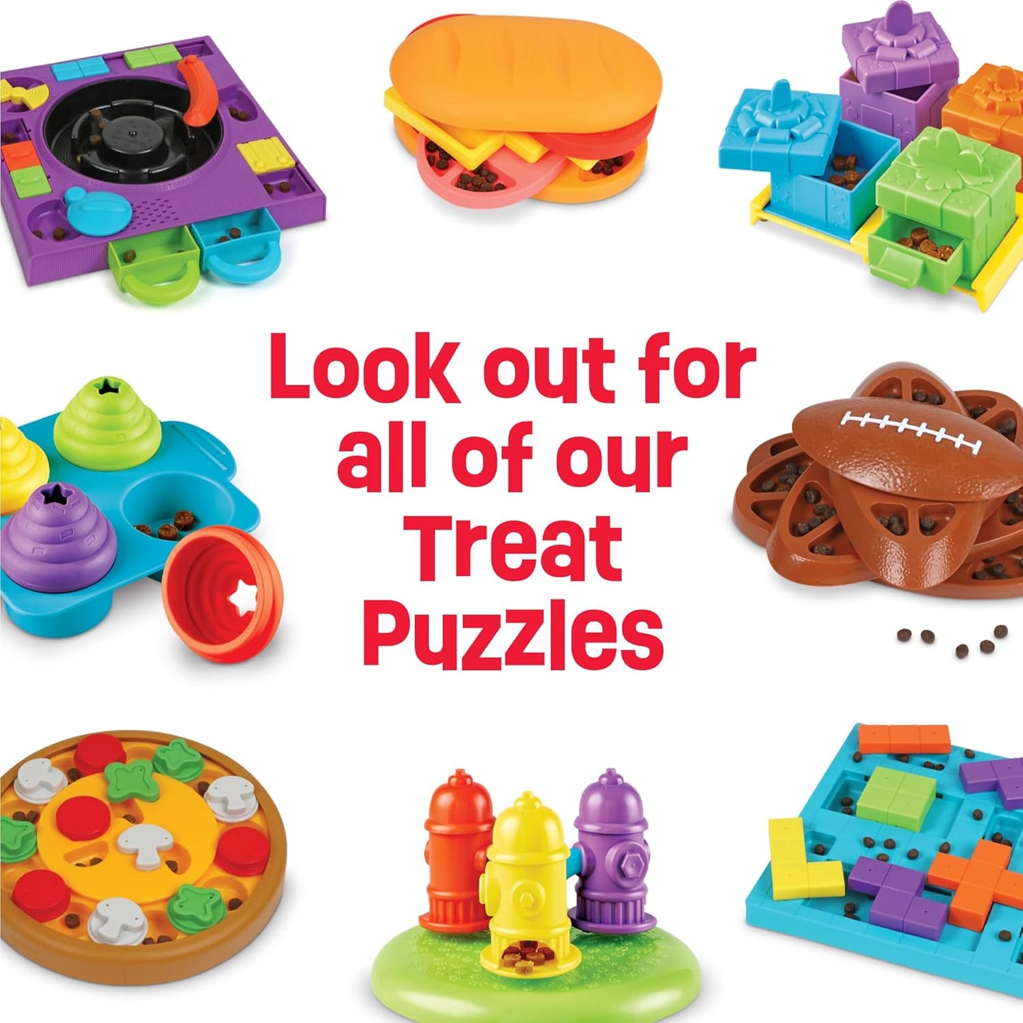 Pupstrami Surprise! Treat Puzzle - Dog Puzzle Toys, Interactive Dog Toys, Gifts for Dogs