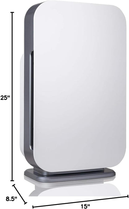 Air Purifier Breathesmart Flex HEPA with Pure Filter, Exchange Rate of 700 Sq. Ft in 30 Minutes, 1400 Sq. Ft in 1 Hour, Perfect for Bedrooms & Home Offices - White