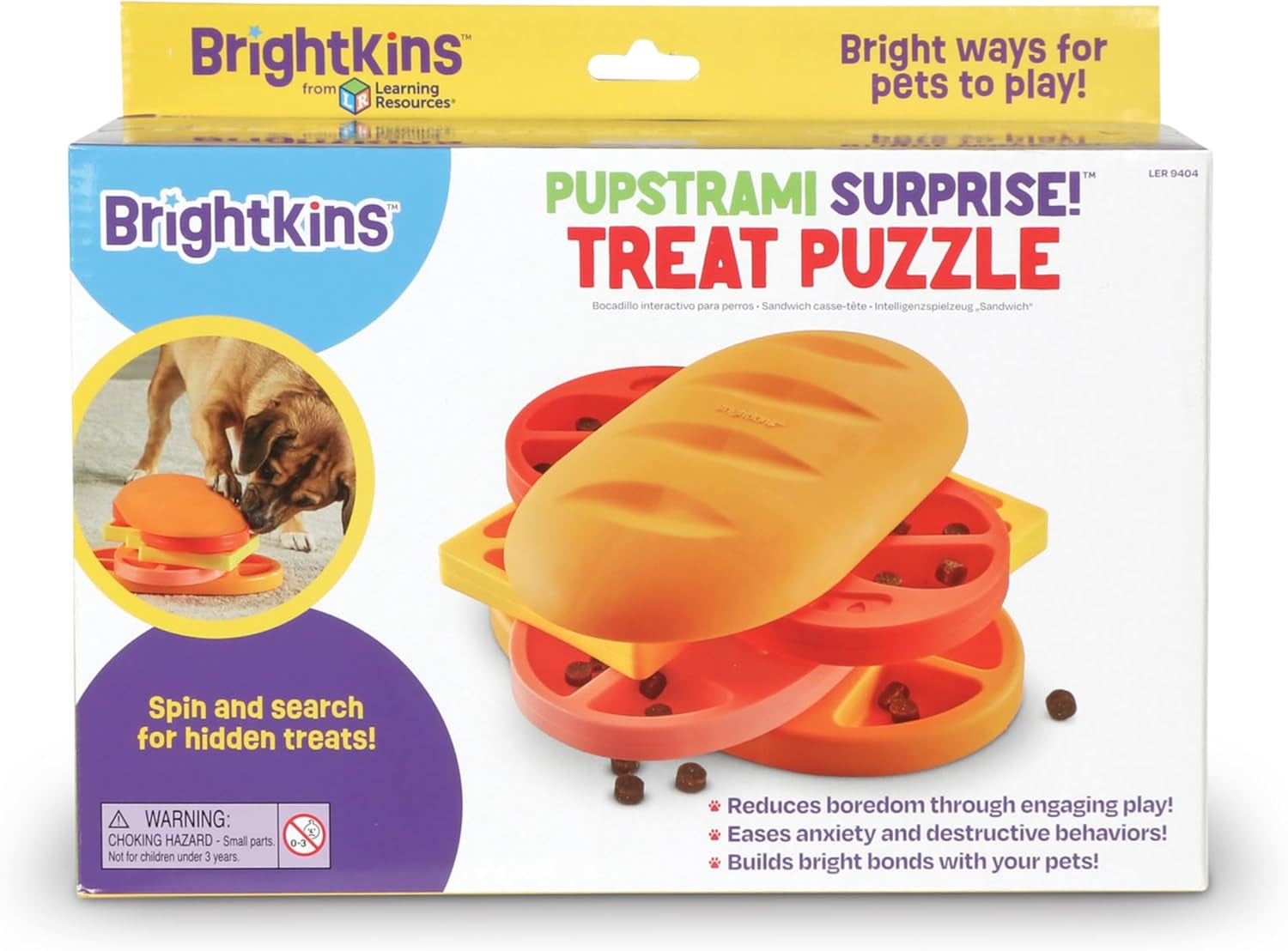 Pupstrami Surprise! Treat Puzzle - Dog Puzzle Toys, Interactive Dog Toys, Gifts for Dogs